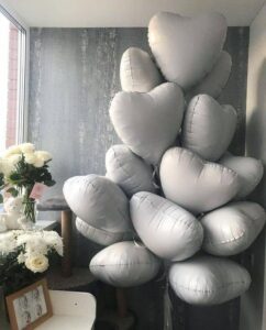 Воздушные шары на 14 февраля - заказать в Киеве