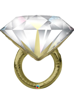 Шар в виде кольца с бриллиантом 76*74 см США