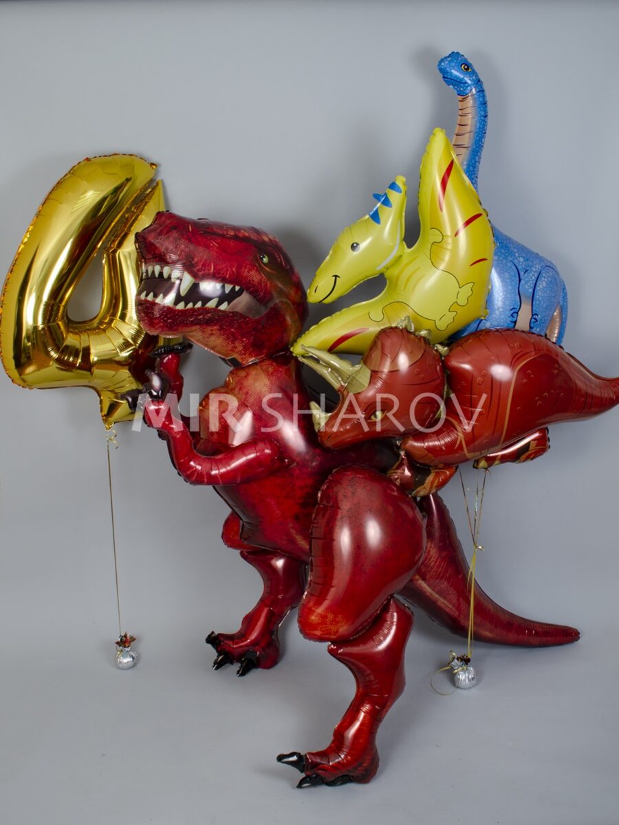 Детский набор шаров Динозавр-р-р