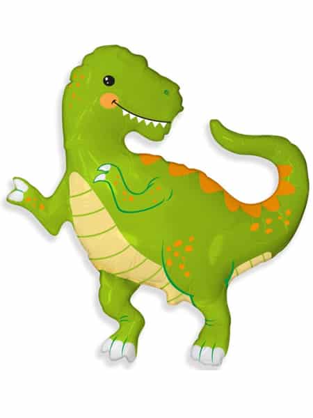 Шар динозавр зеленый