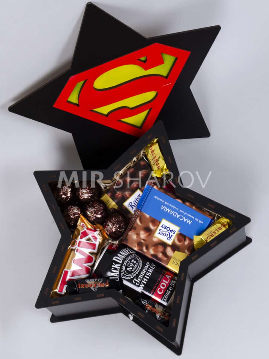 Подарочный набор для мужчин Звезда Супермен