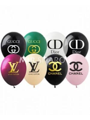Шарик с логотипом Гуччи, Диор, Шанель, Луи Виттон (Gucci ,Dior ,Chanel ,Louis Vuitton) 35 см