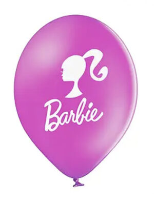 Шарик латексный с рисунком Barbie (Барби) 30 см