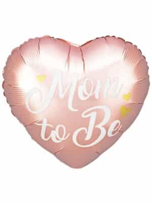 Гелиевый Шарик "mom to be" розовый 45 см
