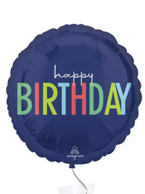 Шар с гелием Happy Birthday 45см
