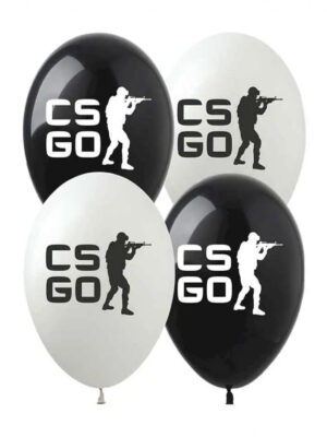 Шарики с рисунком Counter Strike 30см