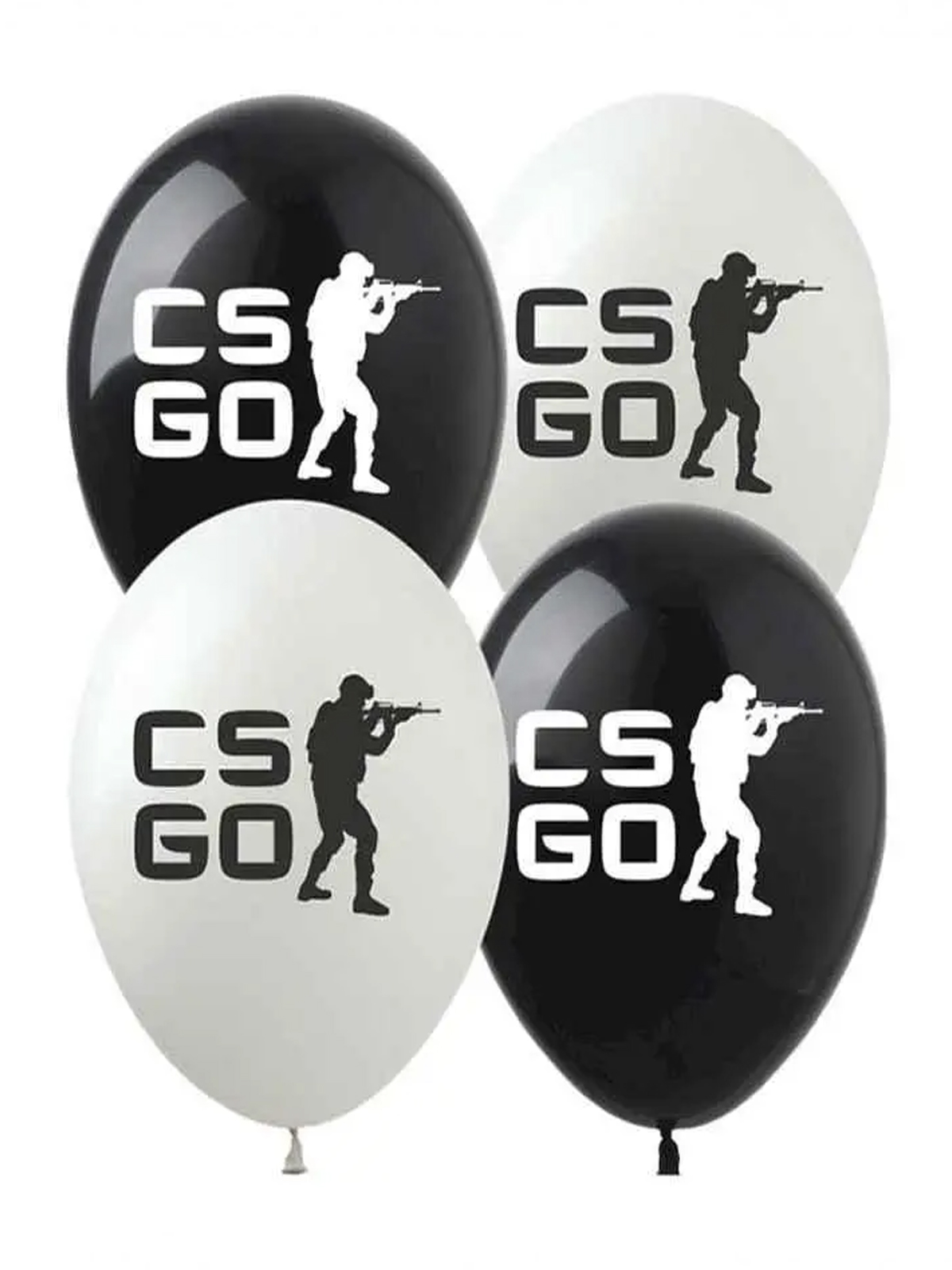 Шарики с рисунком Counter Strike 30см