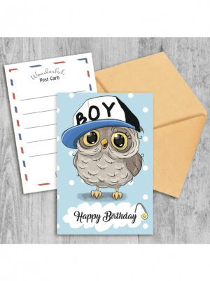 Поздравительная открытка Happy Birthday Boy