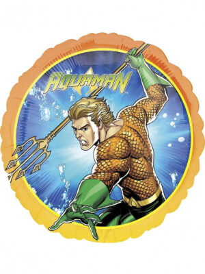 Шарик фольгированный - аквамен 45см