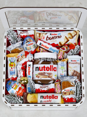 корпоративные подарки / боксы / наборы на подарок для детей со сладостями шоколадками киндер сюрприз