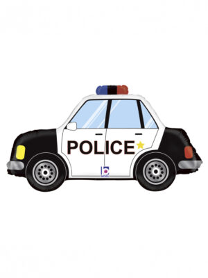 Шарик гелиевый Полицейская машина 79см