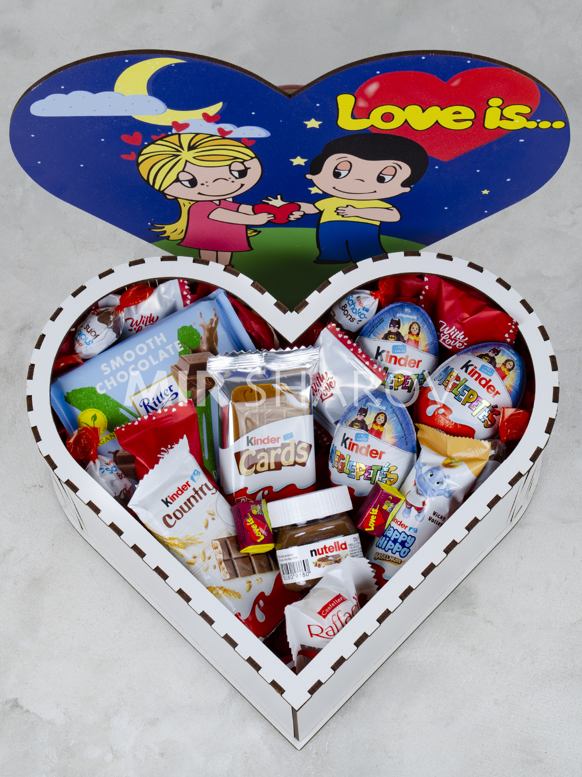 Подарочный бокс набор на день влюблённых &laquo;Лав стори&raquo;